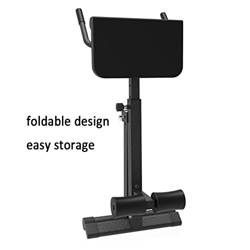 Romeinse Stoel Verstelbare Romeinse Ontlasting Opvouwbare Buikbeoefenaar Been Persmachine Workout Bank -workoutbanken For Thuis (Color : Black, S : 91 * 56 * 85cm) - Image 7
