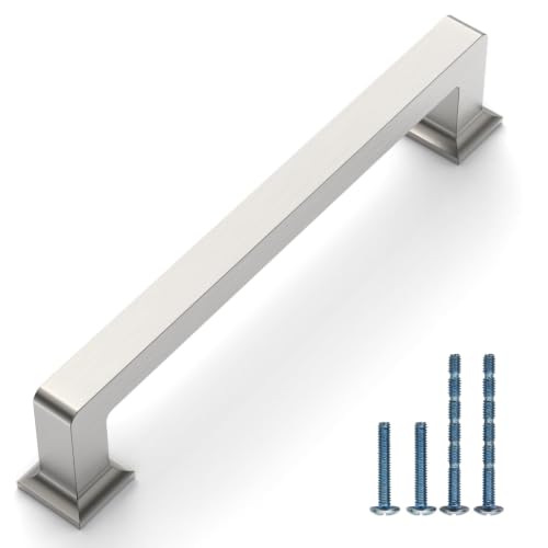 Coinkoly 10 Pack 7"(177mm) Brushed Satin Nickel Cabinet Pulls Kitchen Cabinet Handles Drawer Pulls Cupboard Hardware for Cabinets CK0078