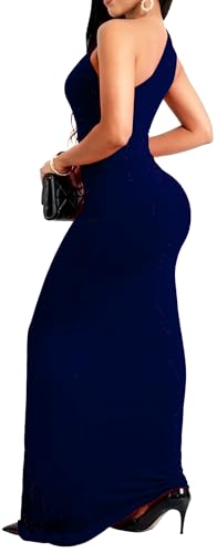 Image of SxClub Formal Dress for Women Cocktail Sexy Bodycon Sleeveless Evening Party Floor Length Long Prom Dresses