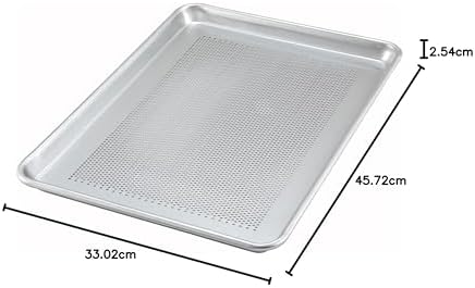Winware 13 Inch x 18 Inch Aluminum Sheet Pan by Winware by Winco