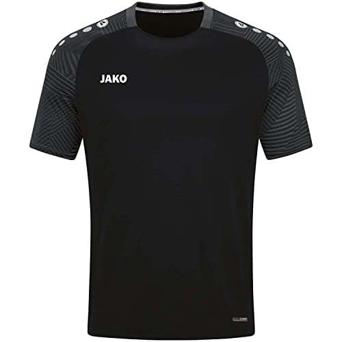 JAKO Herren T-Shirt Performance Schwarz/Anthra Light L