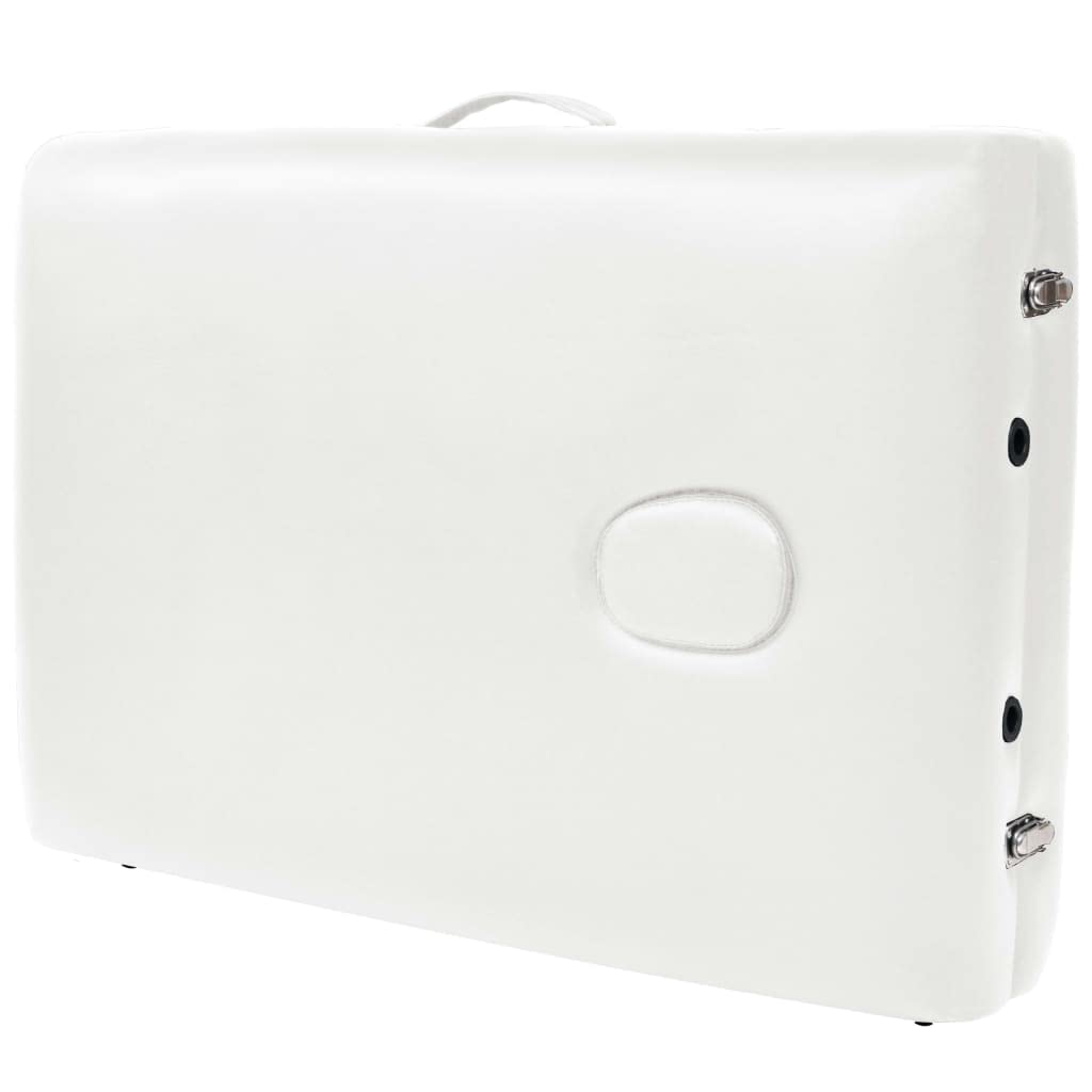 Generisch Massageliege 2-Zonen Klappbar 10 cm Sitz Weiß,Gesundheit & Schönheit,Körperpflege,Massage & Entspannung,Massagetische,18.5KG,110150