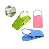 FONDOTIN Cup Holder Clip 3pcs Table Side Clip Cup Holder Clip Water Holder Clamp Clip-on Water Clip Office Mug Holder Clamp Drinking Cup Holder Clip Mug Holder Clamp
