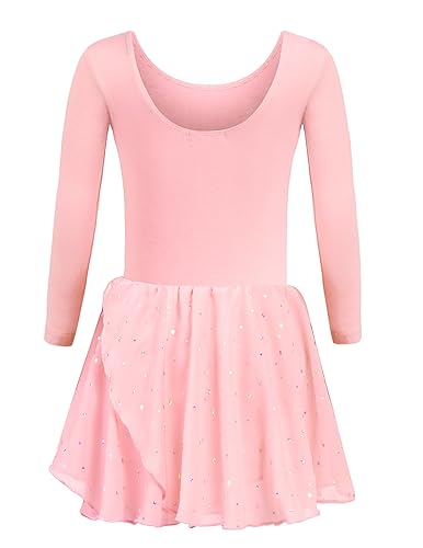 Trudge Mädchen Ballettkleidung Ballettkleid Kinder Langarm...