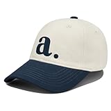CLAPE Two Tone Baseball Caps for Men, Soft Cotton Breathable Curved Brim Sun Protection Athletic Trucker Style Dad Hats