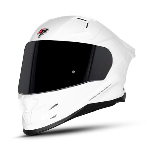 Image of Steelbird SBH 61 SXE Pinlock ISI and Dot Certified Full Face Helmet for Men and with Inner Silver Sunshield