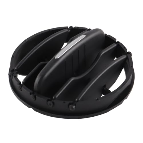 Fasizi Compatible con La Rejilla De Ventilación del Aire Acondicionado Interior del Automóvil, Cubierta Deslizante para Tablero, Accesorios De Salida De Aire Central, Color Negro