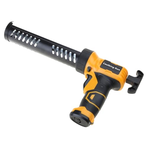 Pistola a cartuccia a batteria, funzionamento a batteria, 4 velocità regolabili, luce LED, 10 oz/300 pistole a cartuccia elettriche