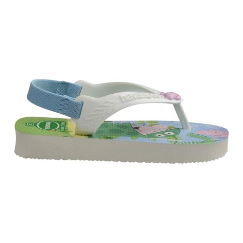 Havaianas Baby Peppa Pig, Sandalias Unisex Bebé, White, 19 EU