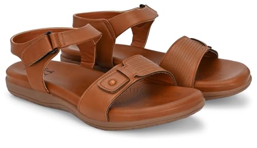 Image of Karaddi Women's Fashion Sandals | Women's Flat Heels | Stylish Ankel Strap Sandal for Ladies