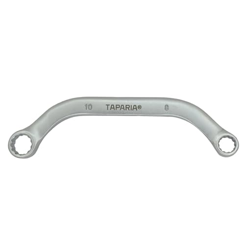 TAPARIA Half-Moon Spanners 8 x 10mm, Curved design Spanner for Loosening and Tightening nuts & bolts, Easy Access in Tight Spaces, Ideal for Automotive, DIY & Industrial Use (B0DCSTDM8K) Amazon Price History, Amazon Price Tracker
