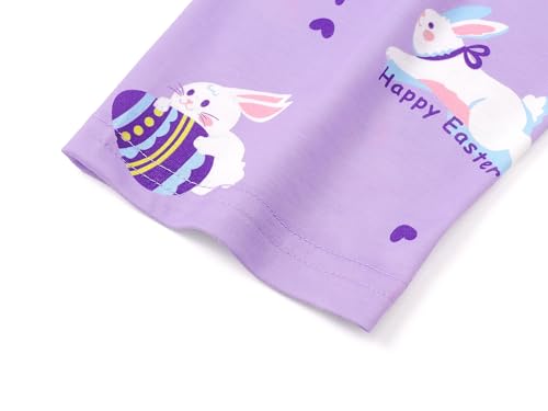 Image of Beezizac Girls Pajamas Cute Print Short /Long Sleeve Pants Set Size 6-18
