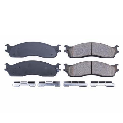 Image of PowerStop Front Brake Pads for Dodge Ram 1500 2006-08 |Ram 2500 2003-08 |Ram 3500 2003-08 - Z17 Ceramic Brake Pads with Installation Hardware, 17-965