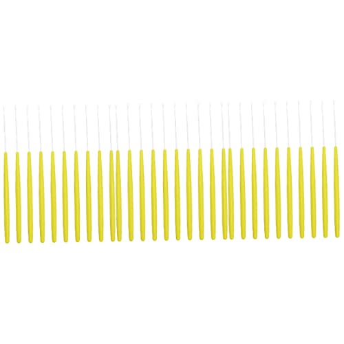 Aiguilles à tricoter plastique pour tresses et perruques avec aiguille de tirage x60