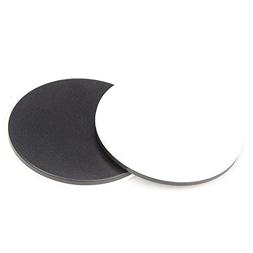 Microscope 60mm Stereo Microscope Base Plastic Black White Working Board Stereoscopic Microscopio Bottom Work Stage Loading Plate 2PC