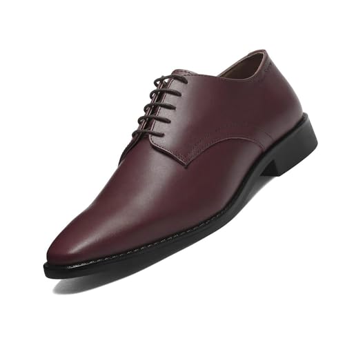 Image of LOUIS STITCH Men's Italian Leather Shoes Handmade Formal Lace Up Derbies for Men (RXPL)
