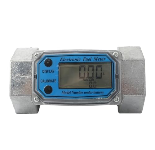 Flow Sensor Meter Digital Pipeline Water Flow Electronic Digital Flowmeter LCD Display Liquid Water for Flow Mete