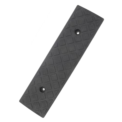 Cabilock Rampe D'accès Plastique Antidérapante 50x13x3cm pour Seuil De Porte Maison Intérieur Extérieur Tapis De Rampe Polyvalent Au Trottoir pour Fauteuil Roulant Et Robot Balayeur
