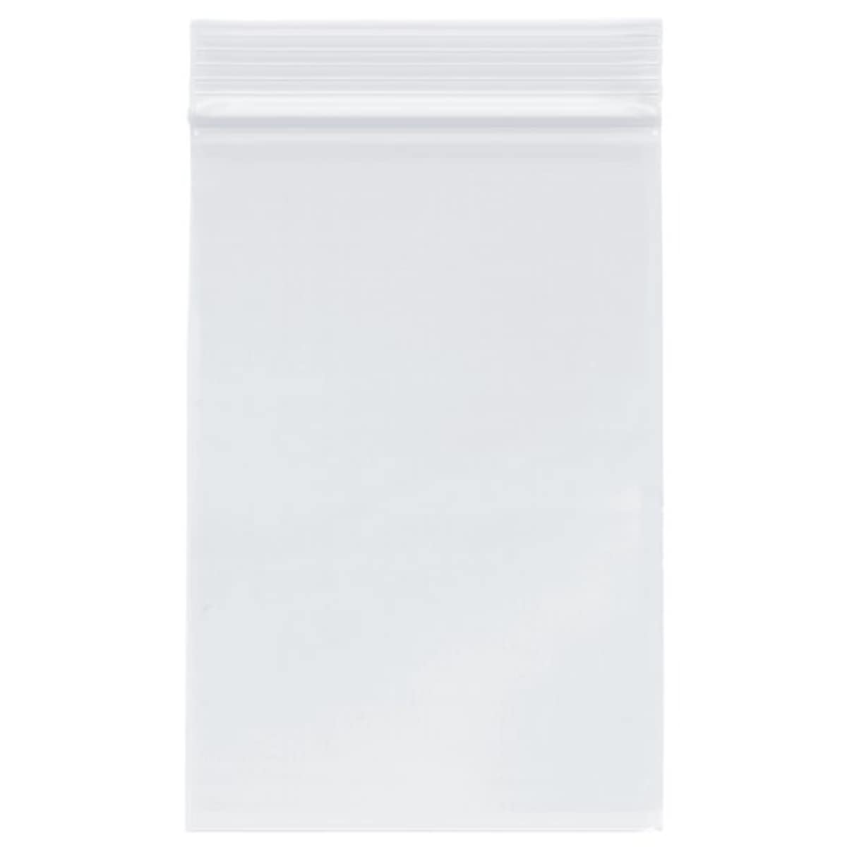 Welldales 100 Small Strong Grip Seal Snap Bags 86 X 57Mm Clear Poly Self Resealable Zip Lock Packs