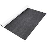 LOMUG Klebefilz Selbstklebend, 100x150cm Filz Selbstklebend, Bespannstoff aus Filz, Selbstklebender Filzstoff, Innenraumverkleidung Bastefilz für DIY Box Liner, Stühle,1mm Dicke, Grau
