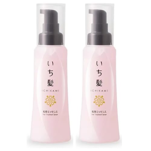 Ichikami Hair Treatment Serum, Japanese Hair Essence, 3.4 fl oz, Pack of 2