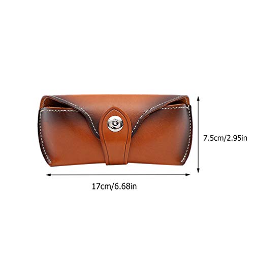 VILLCASE Óculos De Sol Caso de Couro Moda Assista Caixas De Armazenamento Saco de Armazenamento De J