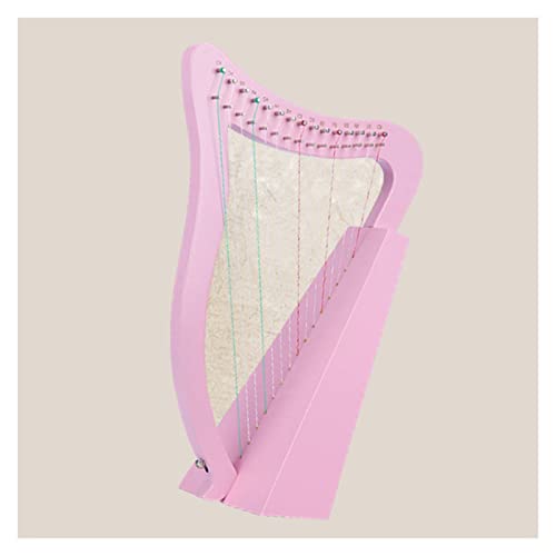ポータブル リラ ハープ マホガニー ハープ 楽器 初心者用 ハープ リラ チューニング ツールとバッグ付き (15 弦 1)