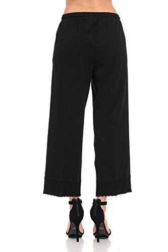 Focus Fashion Women's Cotton Jersey Flood Pant-CS3064