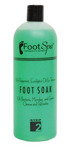 FOOT SPA – Foot Soak – Cleanses, Softens, and Refreshes - Made With Eucalyptus & Peppermint Oil – 32 Oz