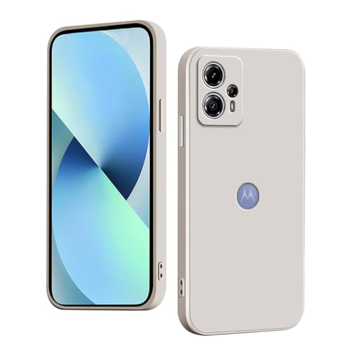YUXING Funda para Motorola Moto G13 / Moto G23 Silicona - Moda Lindo Patrón Diseño Delgado Carcasa, Antichoque, Antideslizante, Elegante, Protección Totaly Resistente (Blanco)