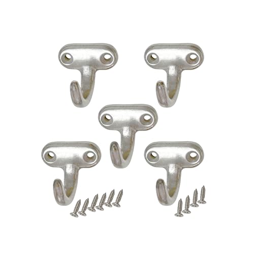 ZRuiYFFS 5Pcs 316 Stainless Steel Wall Hook, Marine Grade Coat