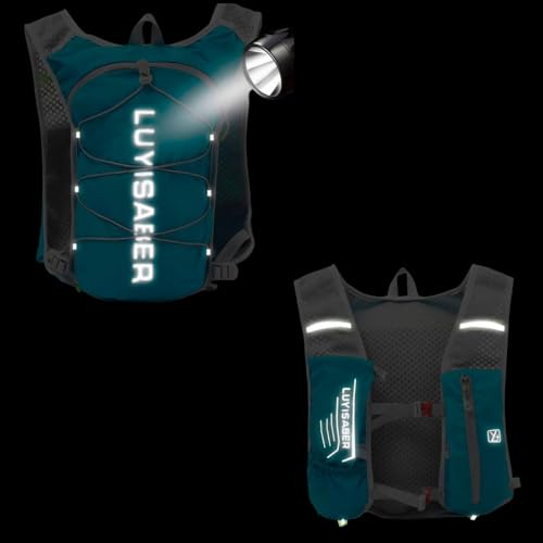Kit Mochila Hidratação Ciclista Corrida Trilha Impermeável Com Squeeze 2L Termoplástico Tubo de Sili