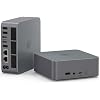 Beelink EQR6 Mini PC AMD Ryzen 5 6600U(Up to 4.5GHz), 24GB LPDDR5 RAM 500GB PCIE4.0 SSD Dual LAN Mini PC, AMD Radeon 660M, Dual HDMI/ WiFi6/ BT5.2/ Home/Office/Build-in Power Supply Mini Computer