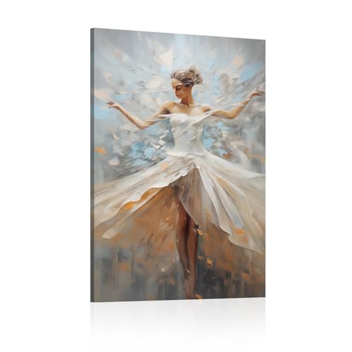Tableau d'art mural ballerine IKDZCM pour décorer un salon vide
