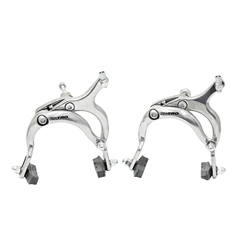 TEKTRO 900C - Set di pinze freno a doppio perno da 72 a 92 mm, colore: argento, MH2649
