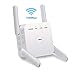 Price comparison product image YOUKUKE WiFi Booster, AC 1200Mbps WiFi Extender Booster, 5G+2.4G Wi-Fi Range Extender with WPS-Function/1 Ethernet Port/4 External Antennas, UK Plug