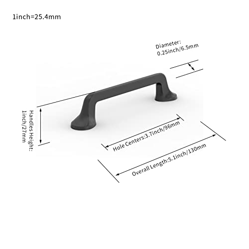 FURNIWARE 10 Pack Cabinet Pulls, Hardware Drawer Handles, Zinc Alloy Kitchen Cabinet Door Handles Pull - Image 4