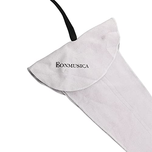 DGBRSM Saxophone Sax Cleaning Cloth with Strap Artificial Shammy Cleaner Inside Tube Cleaning Cloth for Woodwind Instruments, Flute Instruments, Swab, Sax, Saxphone