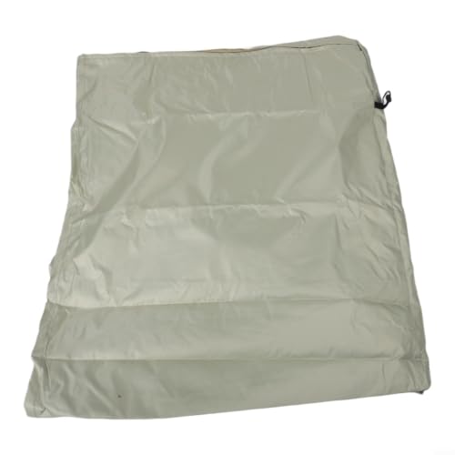 Hundebox Abdeckung Outdoor, Atmungsaktives Oxford Gewebe mit Silberbeschattung, Mesh Fenster & 2 Eingänge, Elastische Befestigung für Drahtkäfige, Beige(109 * 74 * 76cm)-2