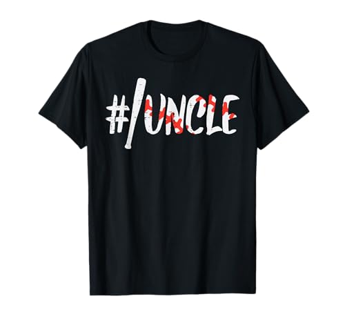 Hashtag Baseball Bat Uncle Father's Day T-Shirt