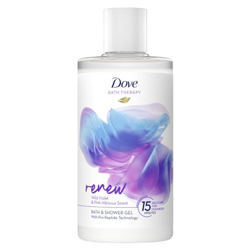 Dove Gel de baño y ducha Renew: gel de baño y ducha de lujo con ingredientes premium, 400 ml, 1 unidad