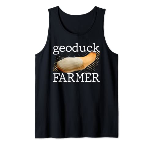 Geoduck Farmer Muschelliebhaber Klebrige Ente Geoduck Hunter Tank Top