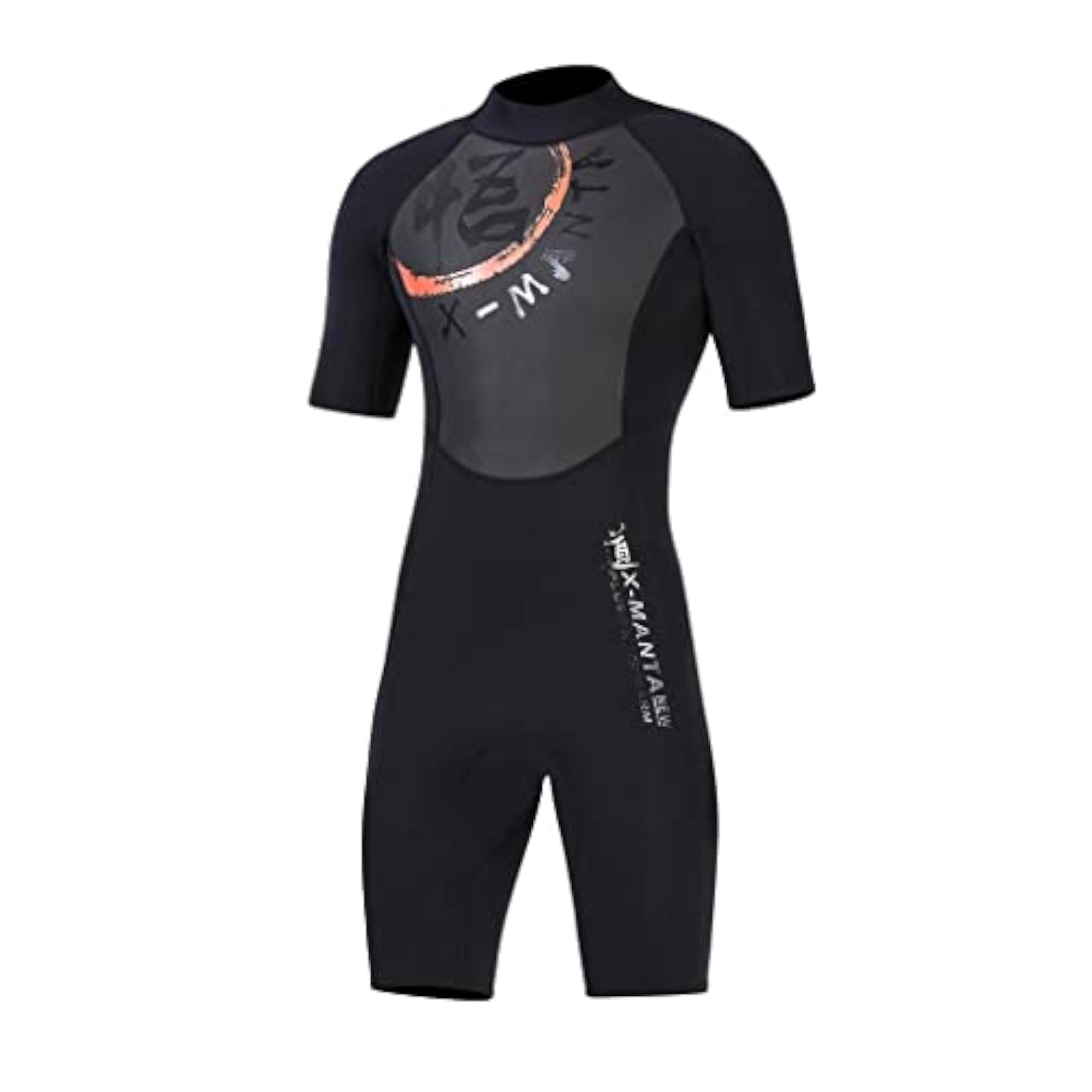 Men 3mm Diving Wetsuit One-Piece Short Sleeve Jumpsuit