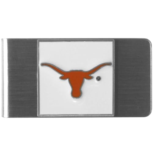 NCAA Siskiyou Sports Mens Texas Longhorns Steel Money Clip One Size Team Color