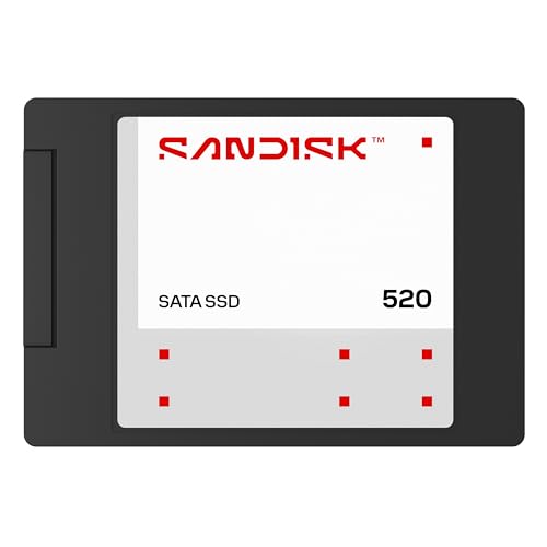 Image of Sandisk 4TB 520 SATA SSD, 2.5 inch /7mm, Up to 560 MB /s Read Speeds - SDSS51400TAB-000G0