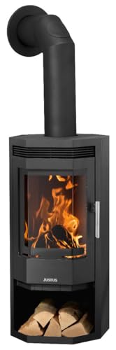 Justus 6531 11 Usedom 5 Kaminofen Stahl Schwarz/A+