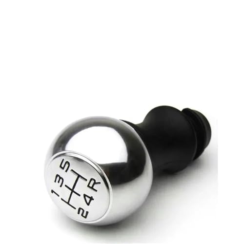 Image of CIOKFCKIOG Manual Lever Stick 5 Speed MT Gear Shift Knob Car Accsesories for Peugeot 106 206 306 406 107 207 307 407 301 308 2008 3008 for Citroen C2 for C3 for C4(Chrome Black Font)