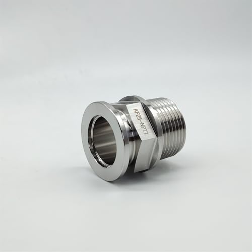 Stainless Steel 304 DN25 KF Flange to 1 inch NPT Male