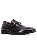 NINE WEST Mens Loafers Dress Shoes I Slip on Bit-Strap Loafer for Men I Keato Black 10.5