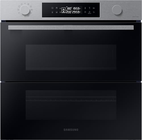 SAMSUNG Four encastrable pyrolyse NV7B45305AS dual cook flex,76 litres, wifi